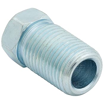 Steel Tube Nut, Long, 1/4 (7/16-24 Inverted), 10/bag